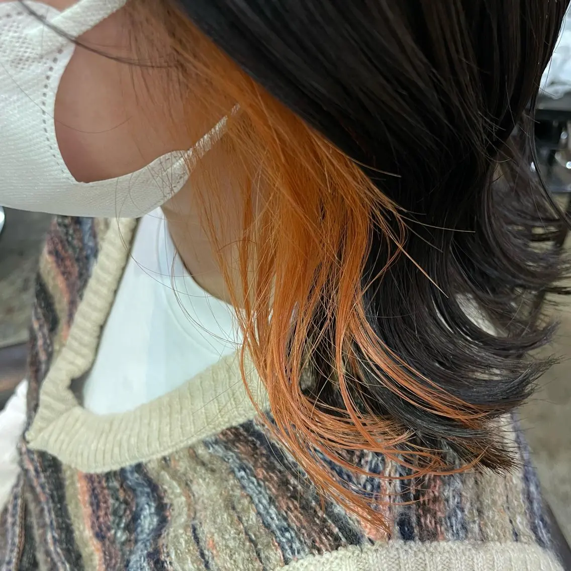 ミディアム ヘアカラー トリートメント FERIAあべの KARINのヘアスタイル