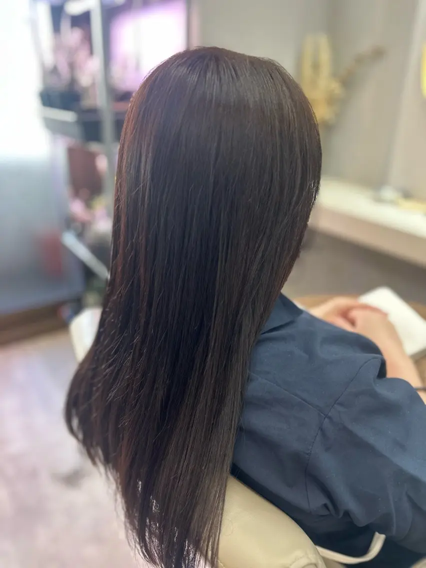 ロング ロング カット ヘアカラー 池田 太一のヘアスタイル