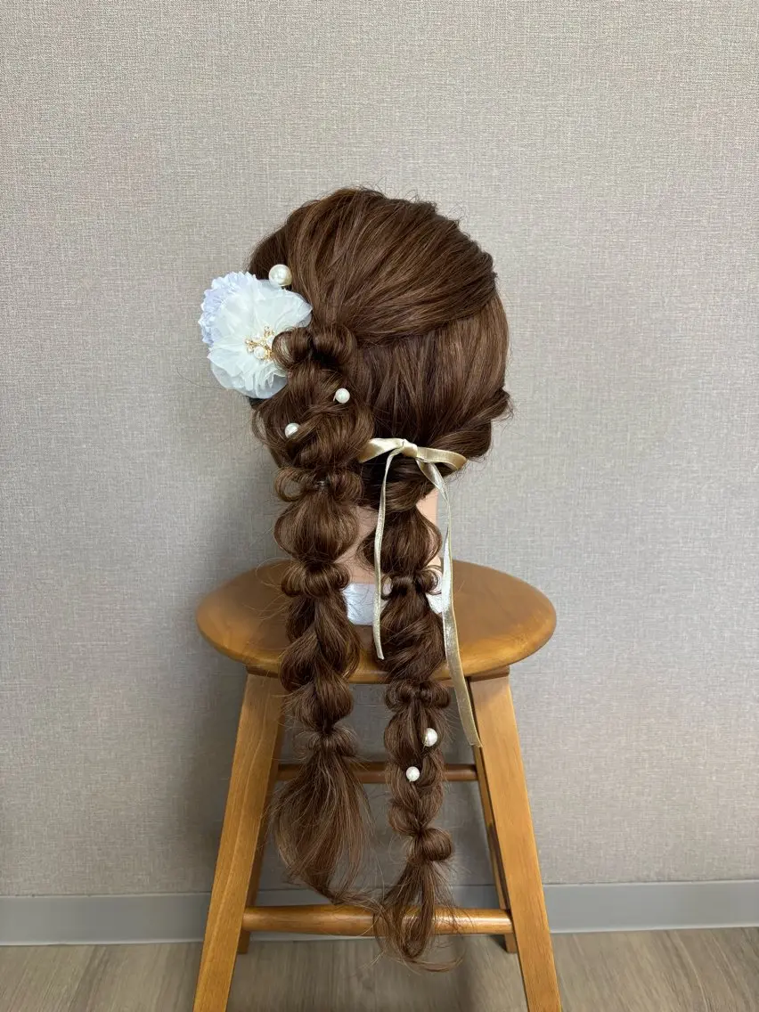 ロング ヘアセット Mieux Hair ひなこ🫧のヘアスタイル