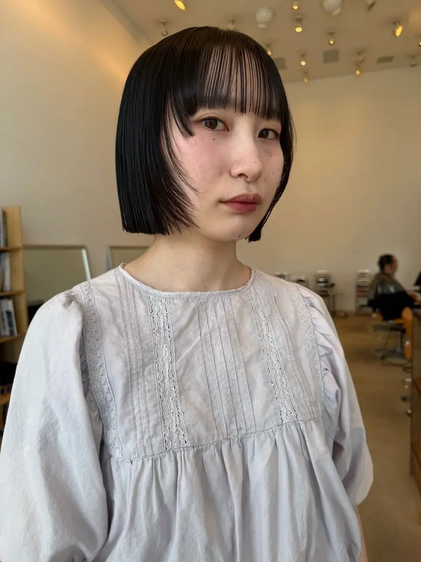 🫧営業後限定レイヤーボブカットモデルの写真