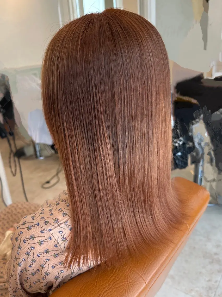 カラー ブリーチ 山口 珠莉のヘアスタイル