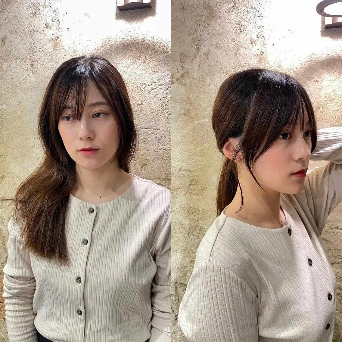 ロング セキネ シュウヘイのヘアスタイル