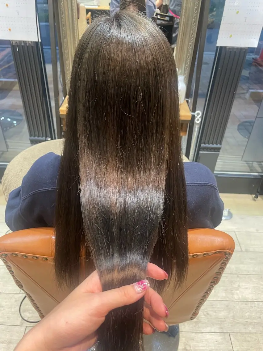 ロング カラー ヘアカラー 松尾 遥花のヘアスタイル