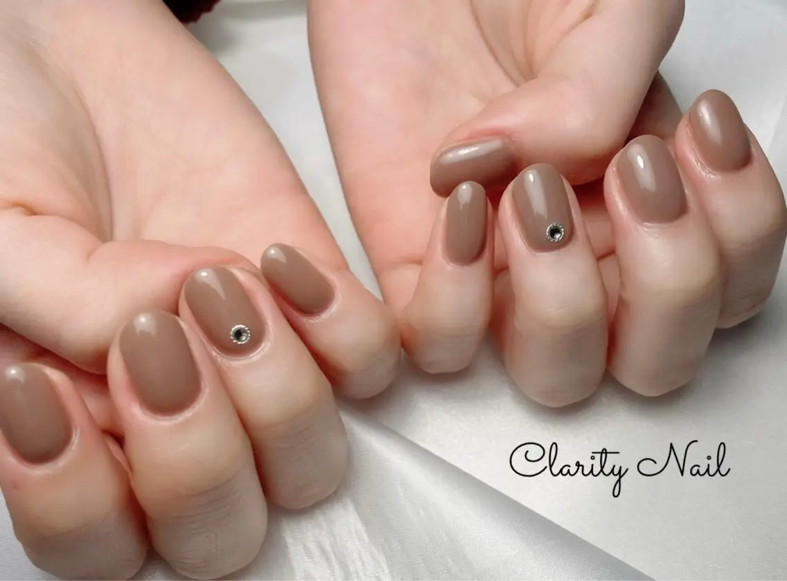 ネイル ワンカラーネイル ハンドネイル Clarity Nailのネイルデザイン