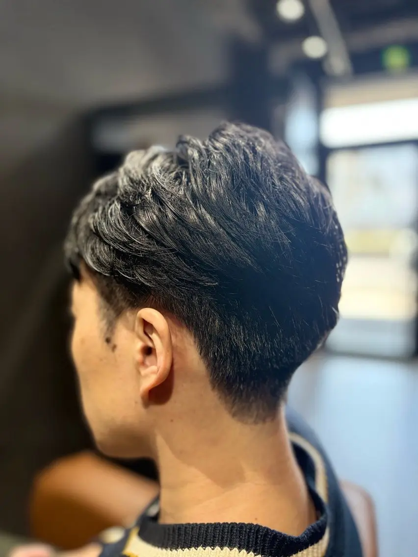 パーマ メンズ フェザーパーマ メンズパーマ CAFNE ✂︎のヘアスタイル