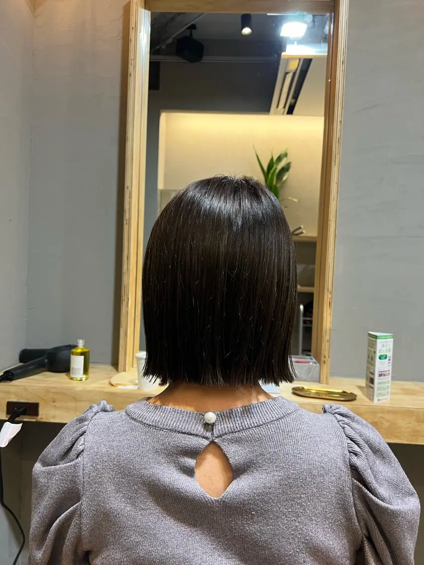 ショート ボブ 神戸ボブ✂️ ioe三宮/田 伸佳のヘアスタイル