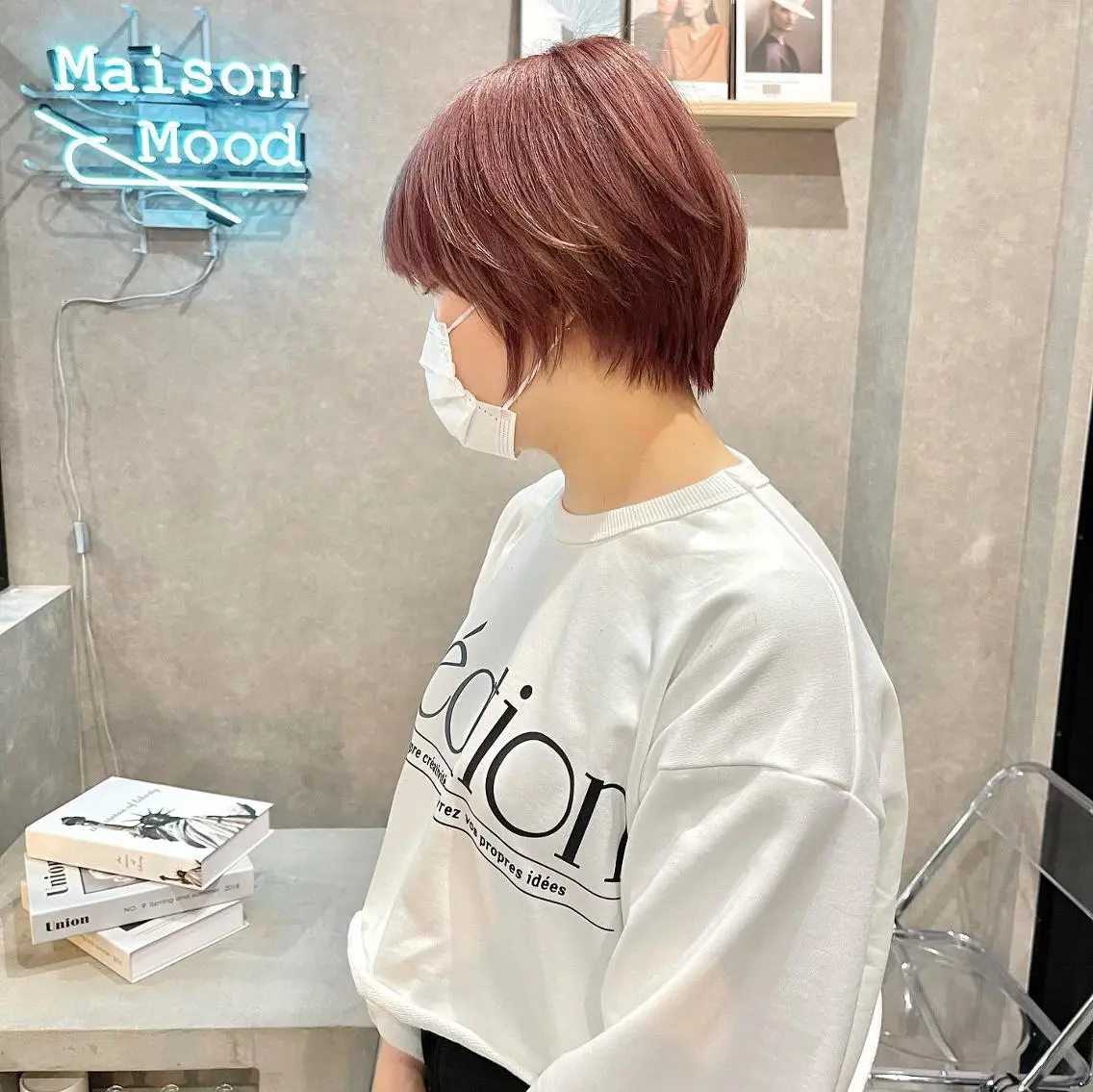 ミディアム くびれヘア 一ノ瀬 暁のヘアスタイル