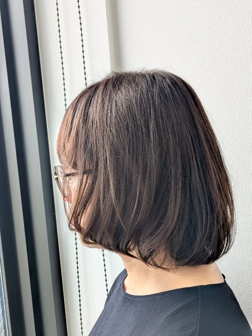 ミディアム カラー ヘアカラー 榊原 悠馬のヘアスタイル