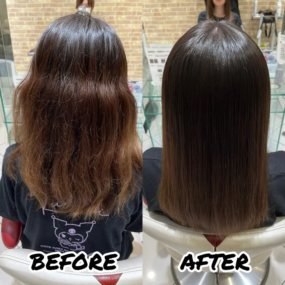 ロング カット 縮毛矯正 トリートメント 髪質改善美容師 鈴木のヘアスタイル