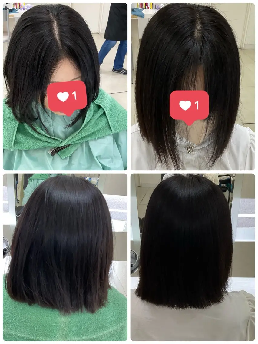 ミディアム タカハシ リナのヘアスタイル