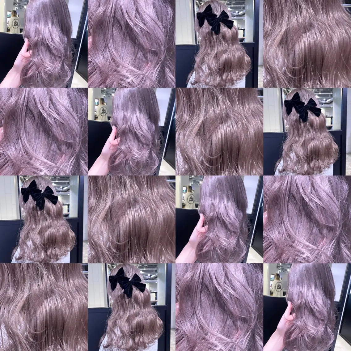 セミロング カラー 🧸ブリーチ特化/前 髪/しょうじりか🎀のヘアスタイル