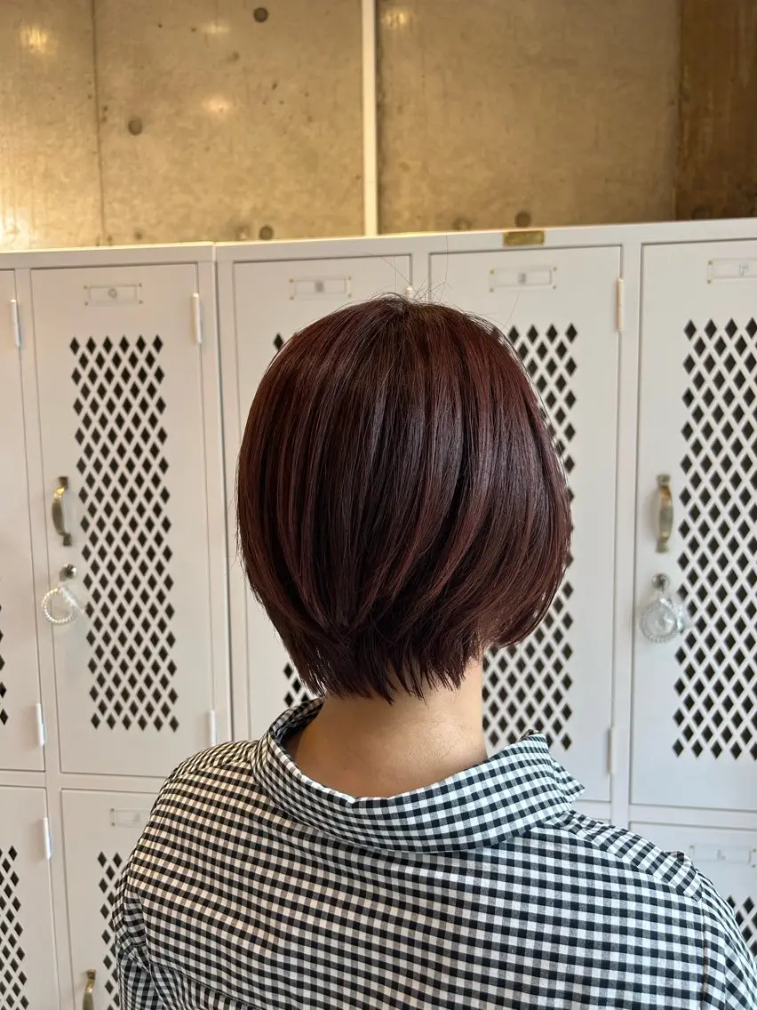 ショート ヘアカラー 似合わせカット＆艶 カラー🤍ヒナタ🤍のヘアスタイル