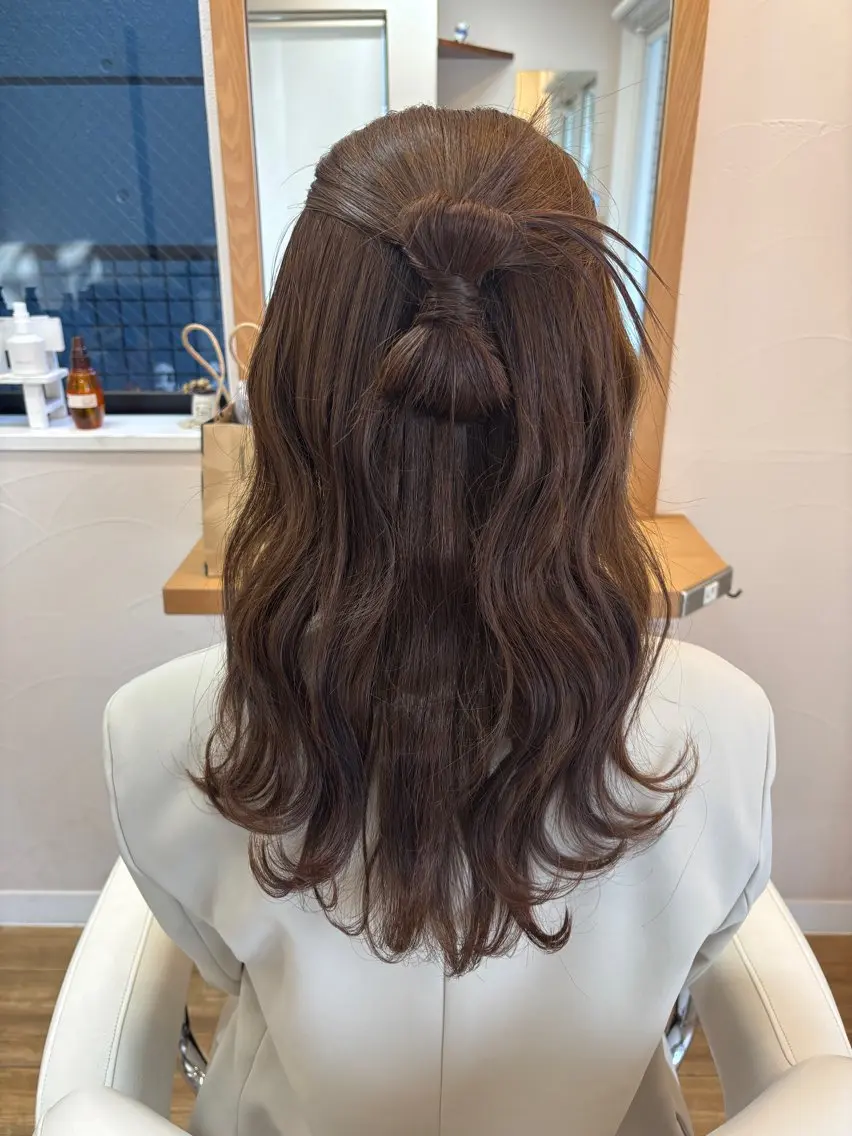 ロング ヘアアレンジ ヘアセット natsumi🍊 /ヘアセットのヘアスタイル