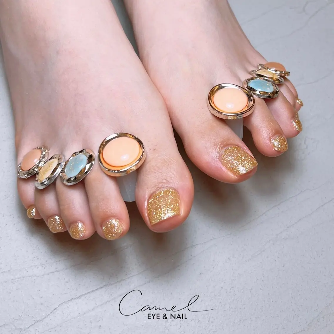 ネイル フットネイル camel NAKAMURAのネイルデザイン
