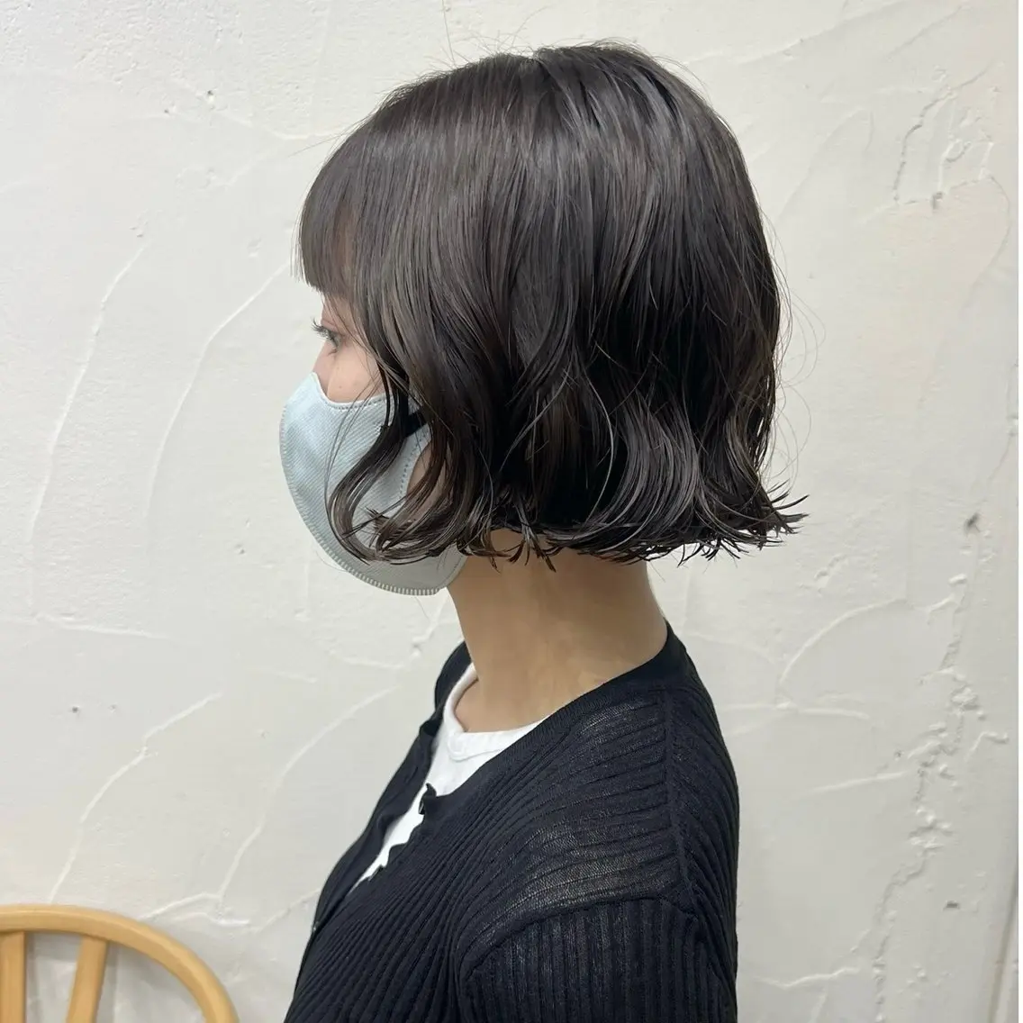 ミディアム パーマ カット パーマ akane/オリーブ /ボブパーマのヘアスタイル