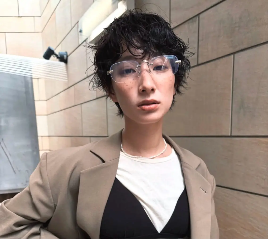 【🧒🏻ショートパーマ🧑🏻🦱】cut+perm /⭕️メンズ大歓迎です‼︎/ショートヘア/メンズパーマの写真