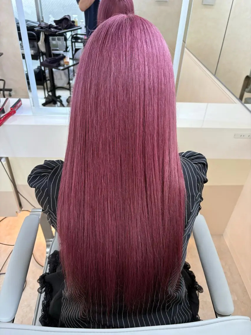 ロング ✨️ 藤田    輝 ✨️カラーモデル募集のヘアスタイル