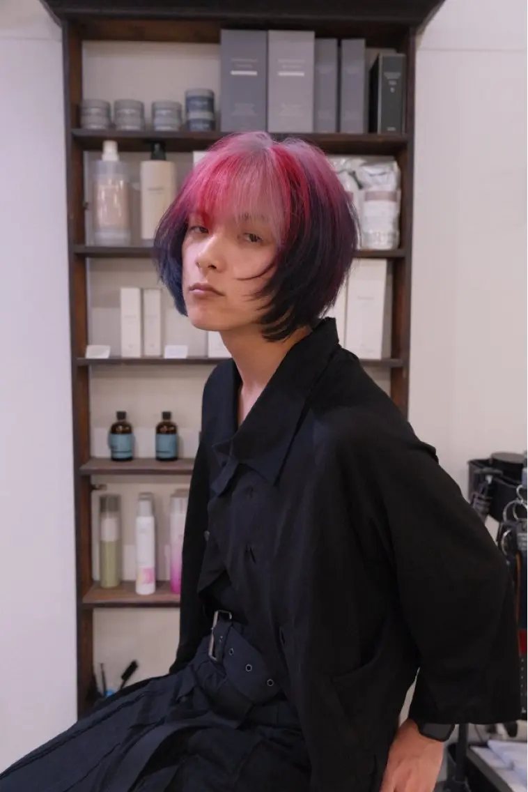 カラー メンズ ヘアカラー Matsuda Koutaのヘアスタイル
