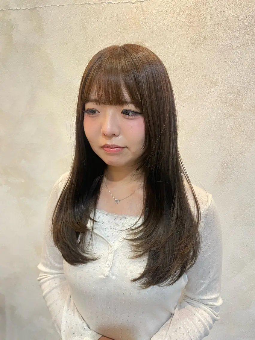 ロング カット ないとう ゆうかのヘアスタイル