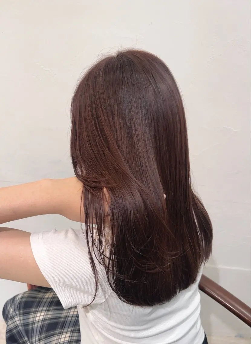 ロング カラー 近藤 若菜のヘアスタイル