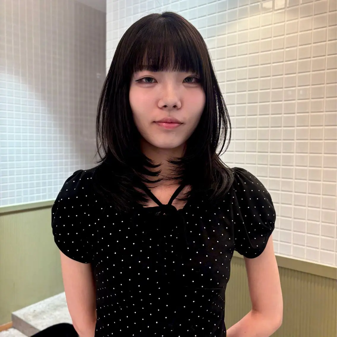 セミロング カット ☕️NOA / レイヤーカット🍮のヘアスタイル