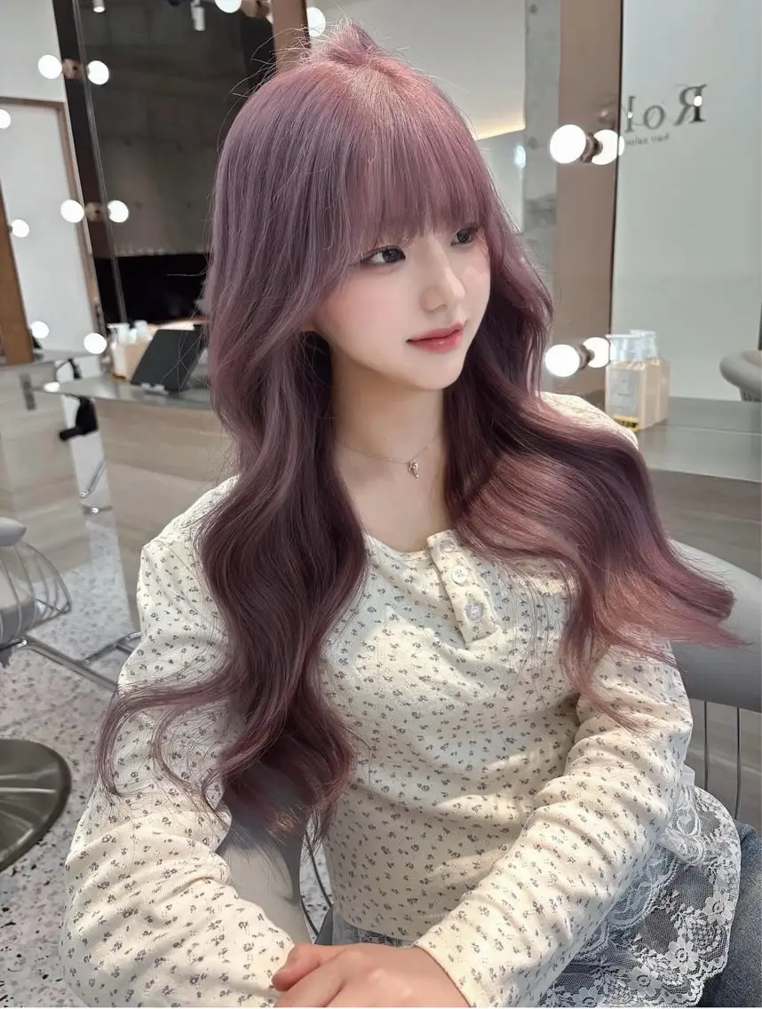 ロング カラー ヘアカラー トリートメント Mana/透明感 トレンドhair🎀のヘアスタイル