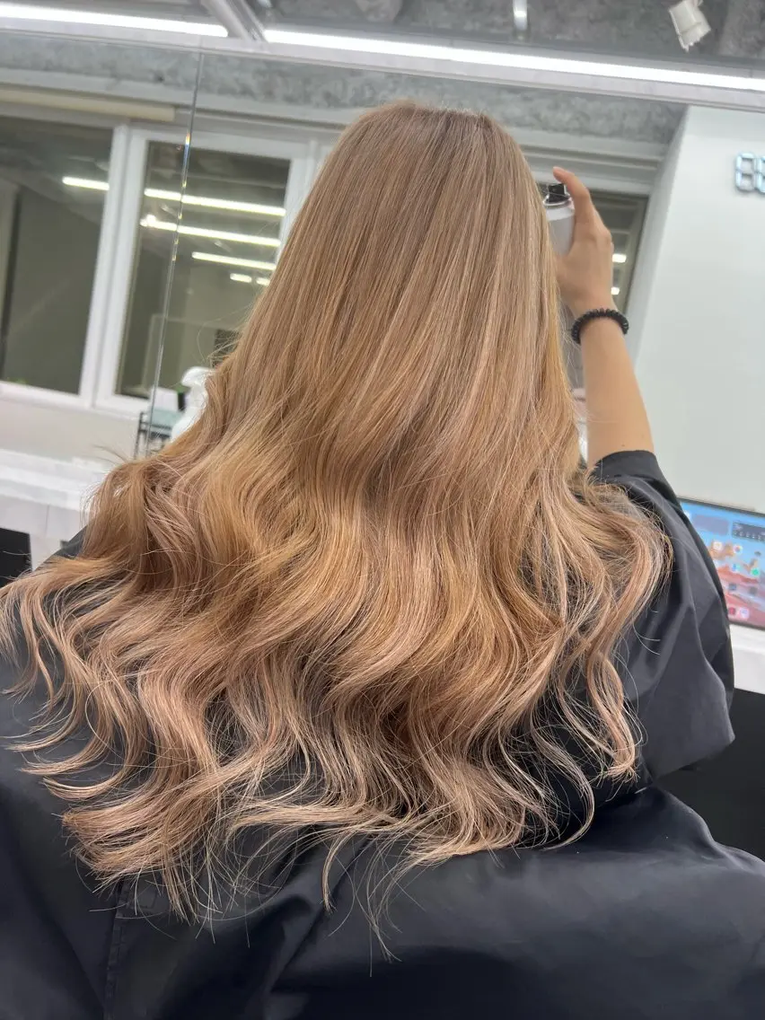 ロング プルエクステ エクステ ヘアカラー エクステ プルエクステ 🖤MIYUのヘアスタイル