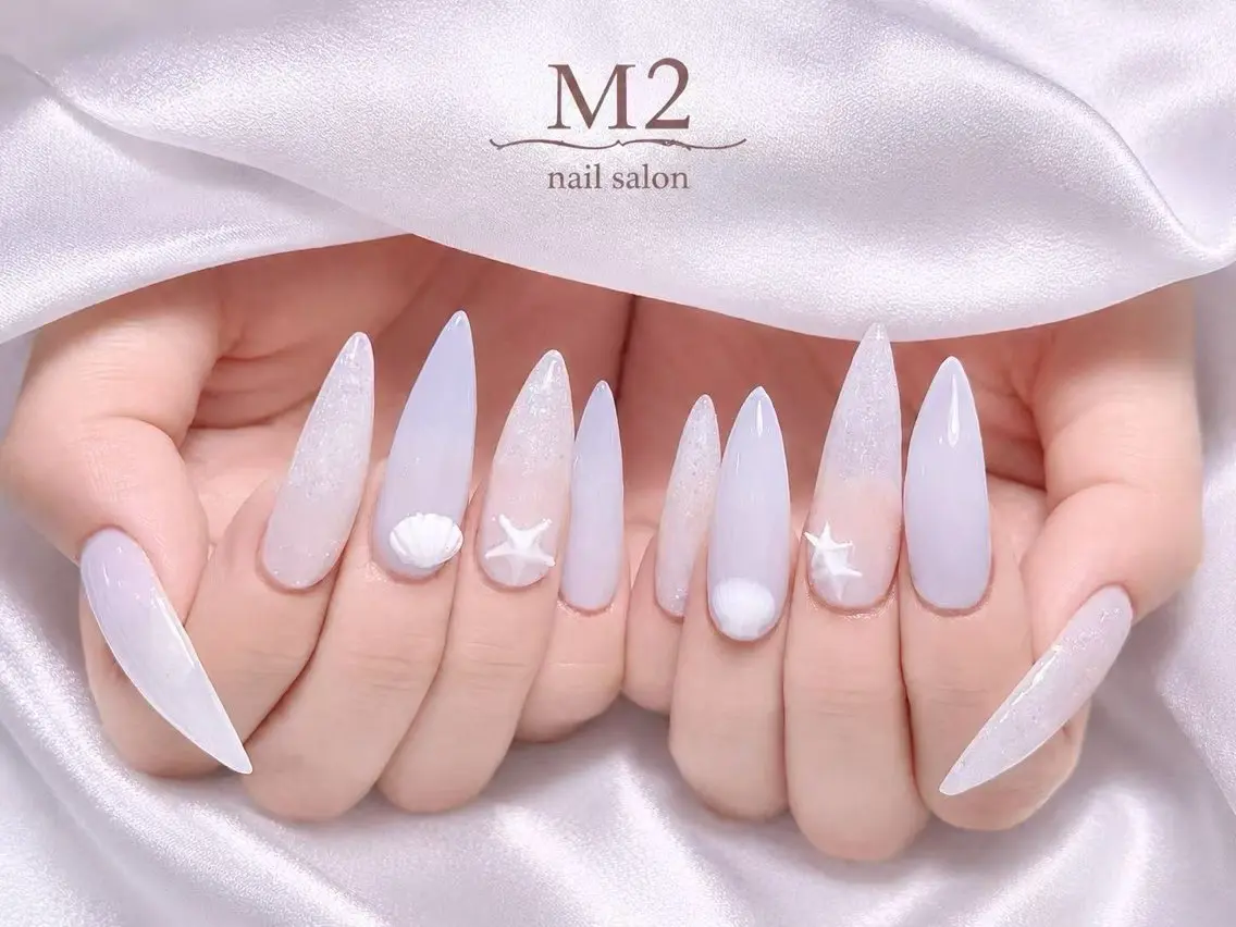 ネイル ハンドネイル 長さだし専門店 M2 rikaのネイルデザイン