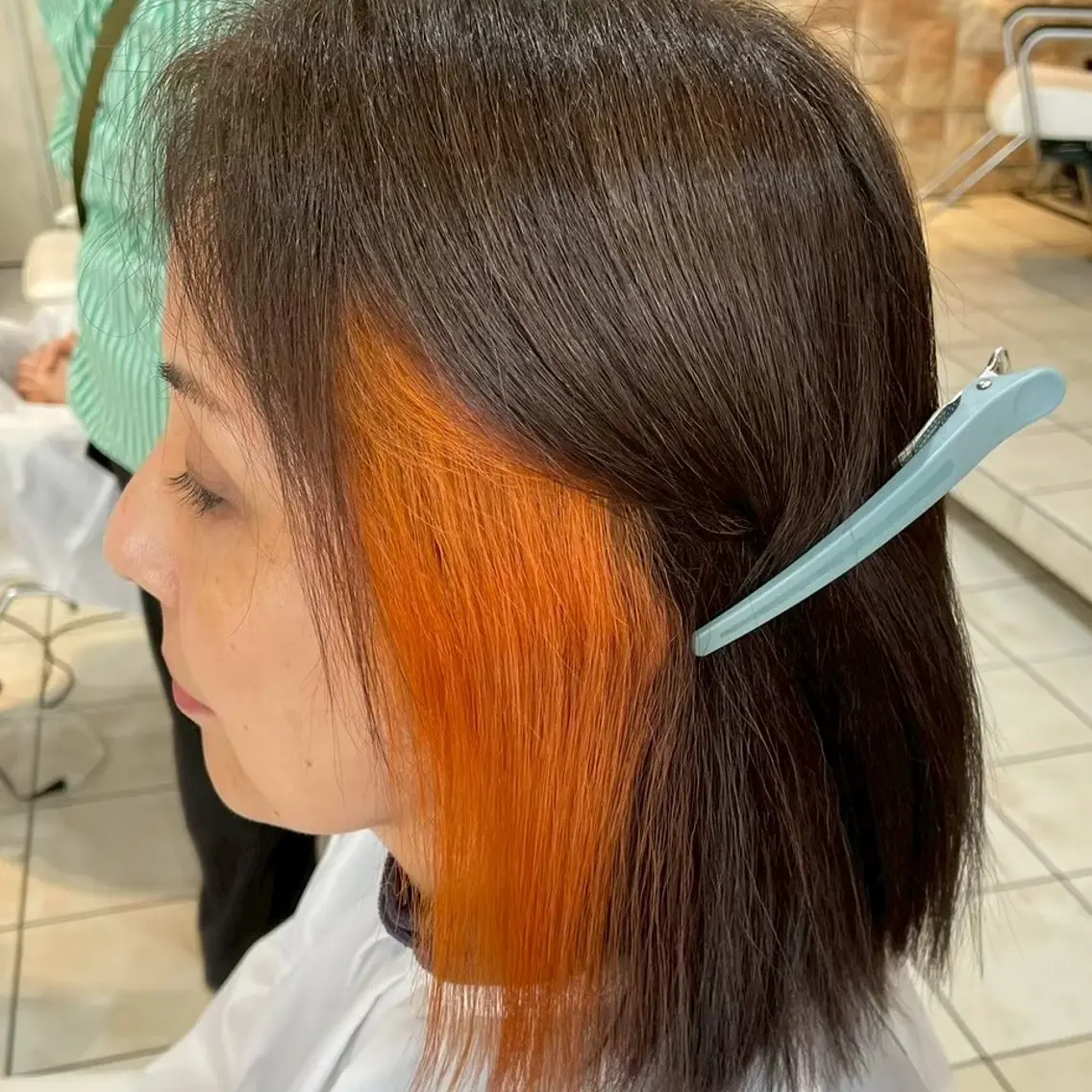 カラー ショート 縮毛矯正/ワンカラー モデル募集🫧田村のヘアスタイル