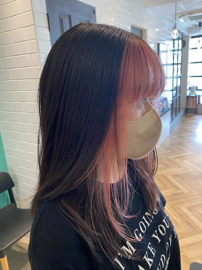 ミディアム カラー ヘアカラー 🌈髪質改善🌈 過去の1艶サラ体験✨のヘアスタイル