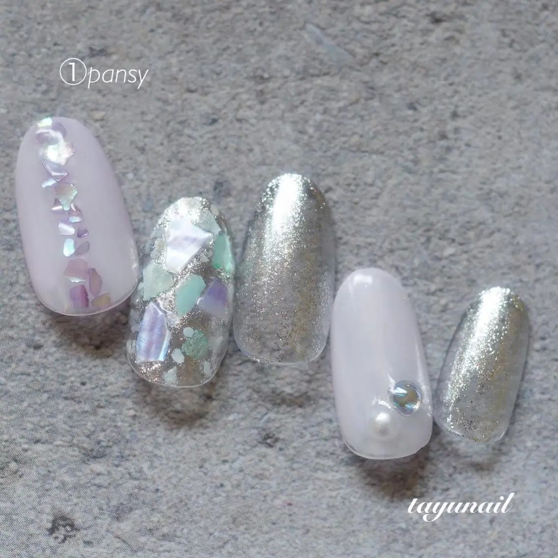 ネイル アートネイル ブルー ジェルネイル ワンカラーネイル パラジェル ネイルサロン 【たゆnail】のネイルデザイン