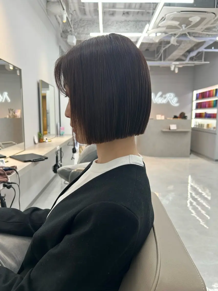 ショート カラー カット トリートメント 山﨑 燦人のヘアスタイル
