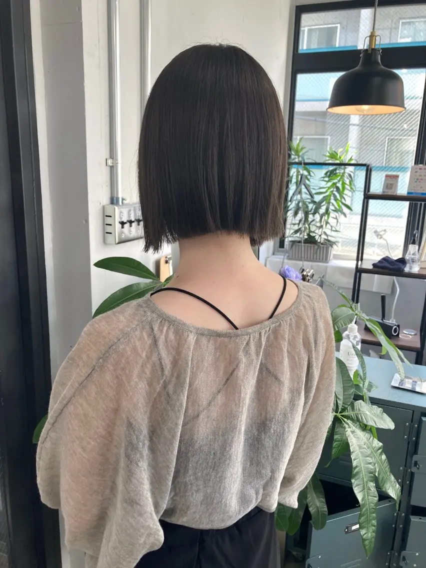 ショート カット 縮毛矯正 トリートメント 新井 広樹のヘアスタイル