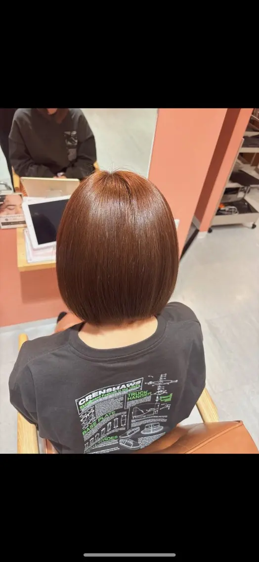 カラー ブリーチ ブラウンカラー ブリーチなしカラー TAMAMI カラーモデル募集中のヘアスタイル
