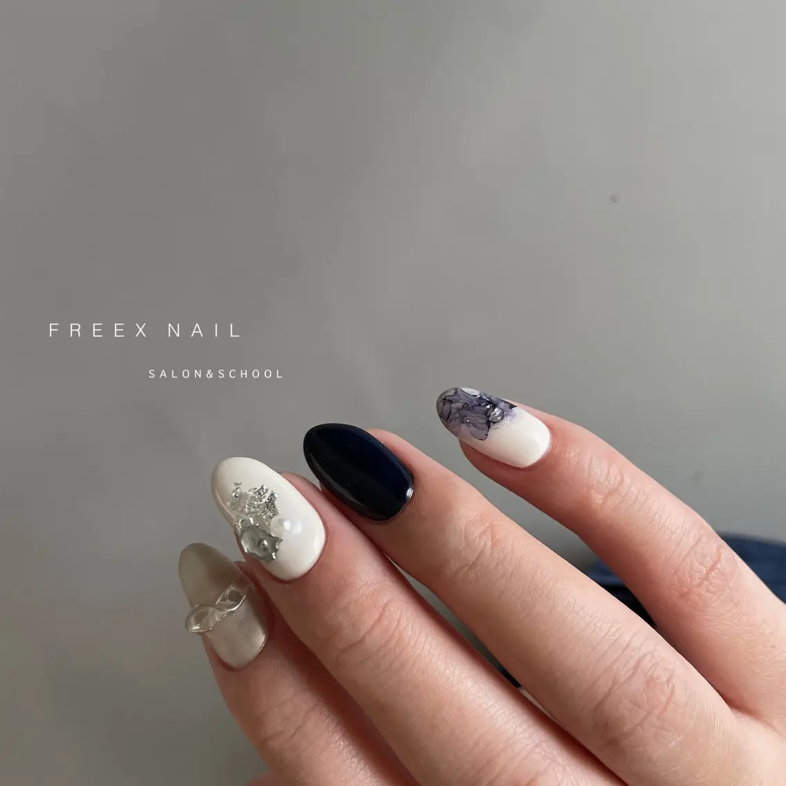 ネイル ハンドネイル ハンドケア freex nail /ニュアンス/個性派のネイルデザイン