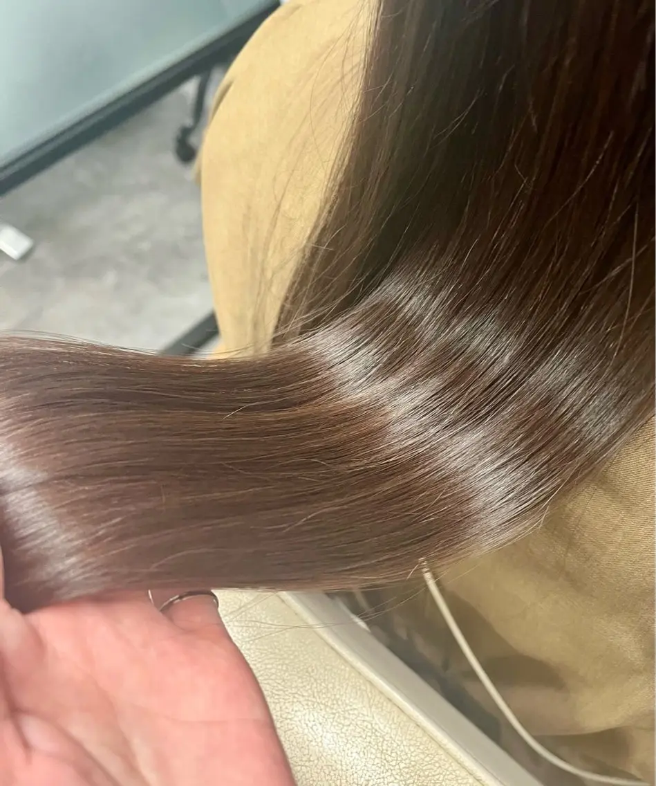 ロング 縮毛矯正 カット 縮毛矯正 えぞう さおりのヘアスタイル
