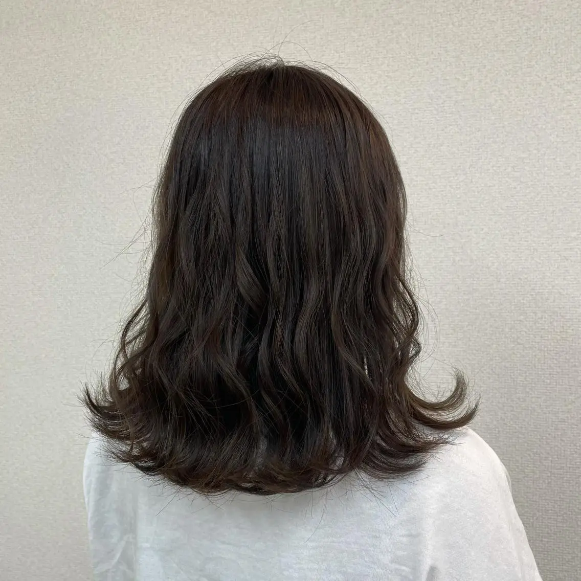 ミディアム カラー もりたみかこ 美容師お休み中のヘアスタイル