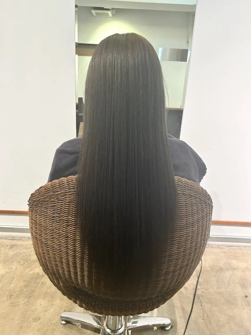 ロング ヘアカラー 田辺 優志のヘアスタイル