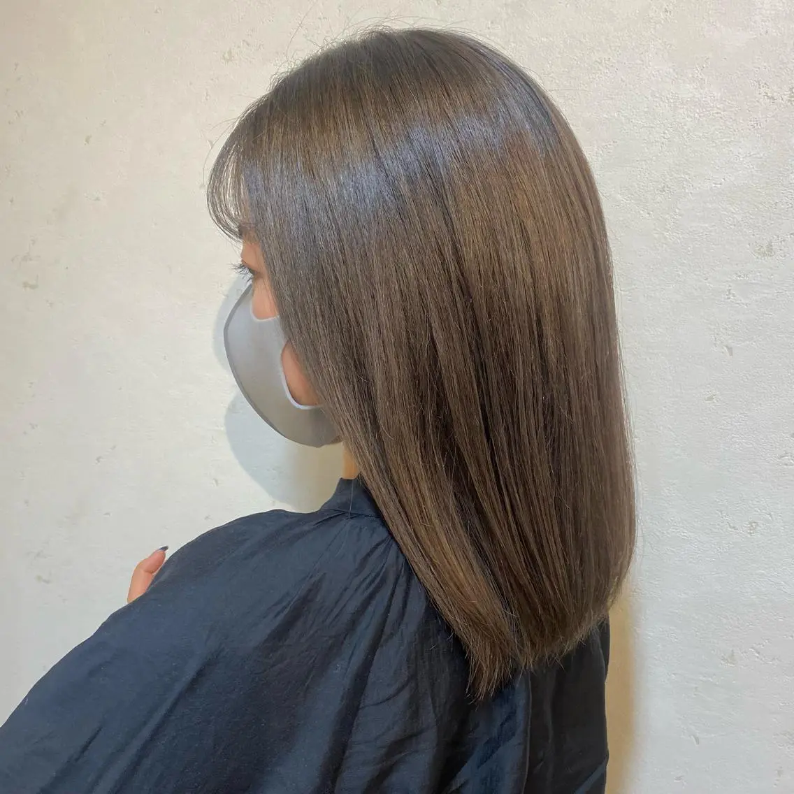 ミディアム カラー スタイリスト 林 風香のヘアスタイル