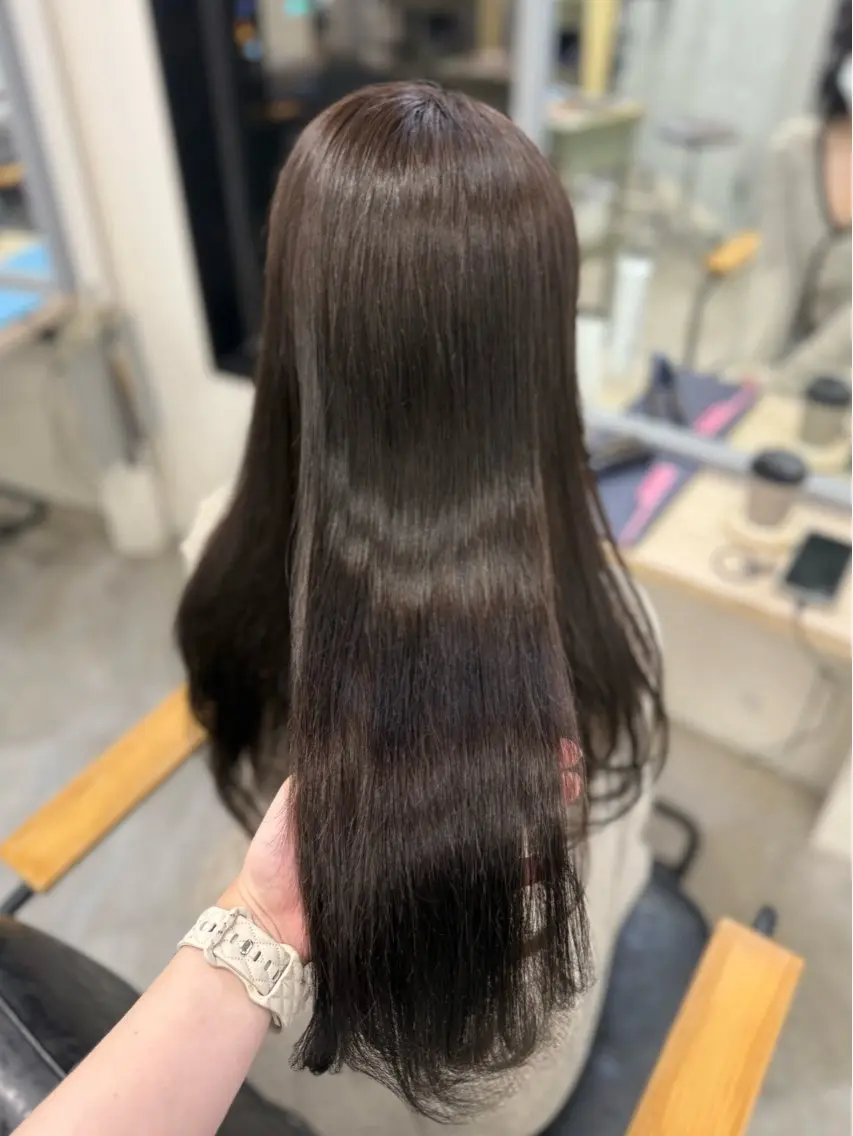 ロング カラー ヘアアレンジ カット ヘアカラー トリートメント Himawari♡ 柔らかいカラーのヘアスタイル