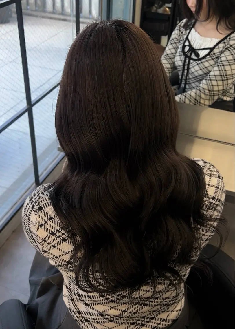ロング ヘアカラー トリートメント 💖髪質改善カラー/ 縮毛矯正💖かりんのヘアスタイル