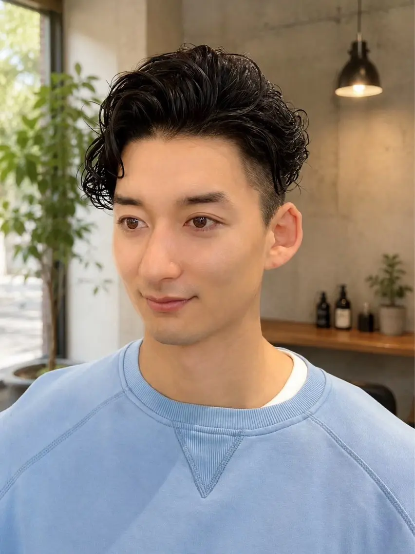 カラー メンズ ❤️Mimi/non ワンカラー❤️のヘアスタイル