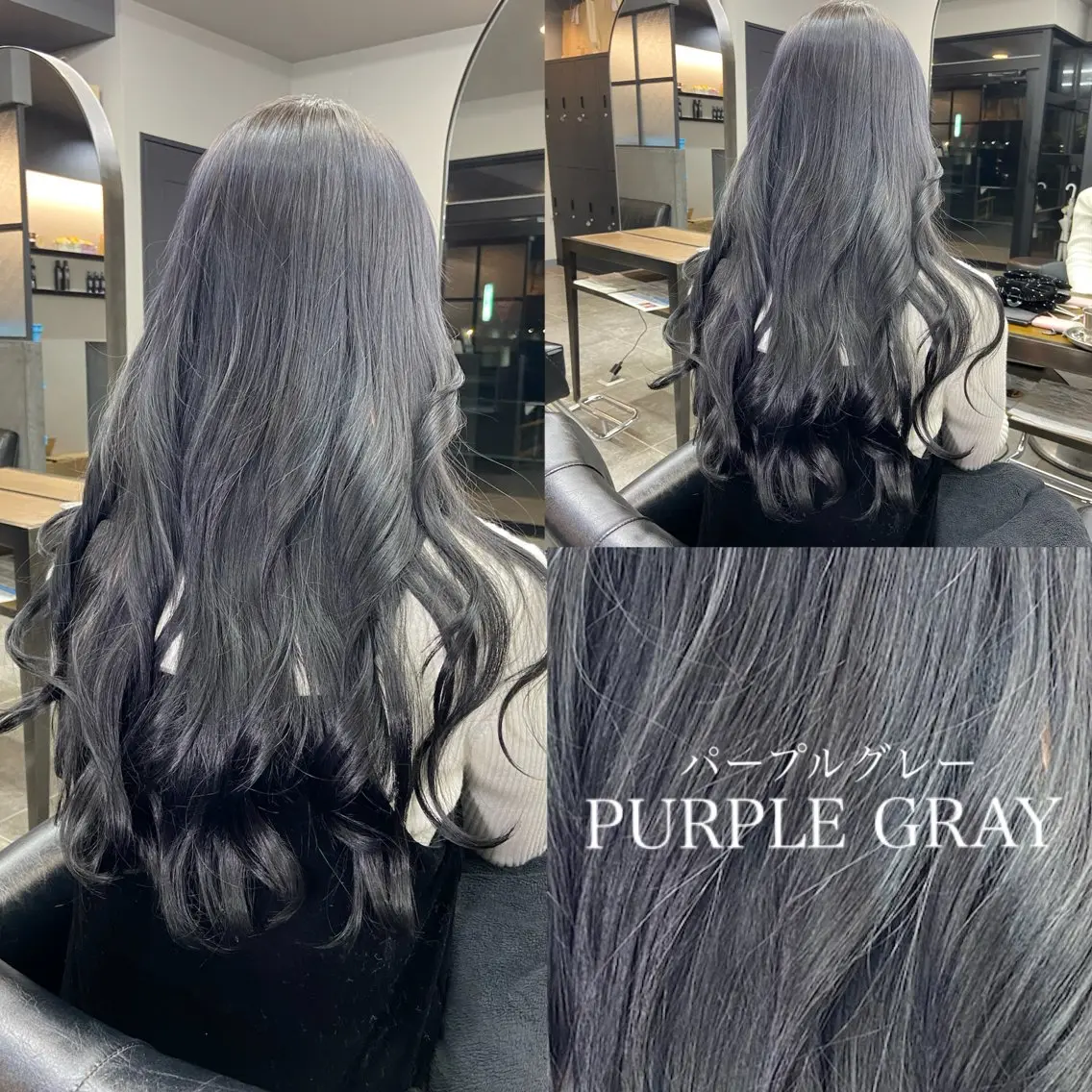 ロング カラー ブリーチ 縮毛矯正 ヘアカラー 韓国風・透明感カラー 💫ami💫のヘアスタイル