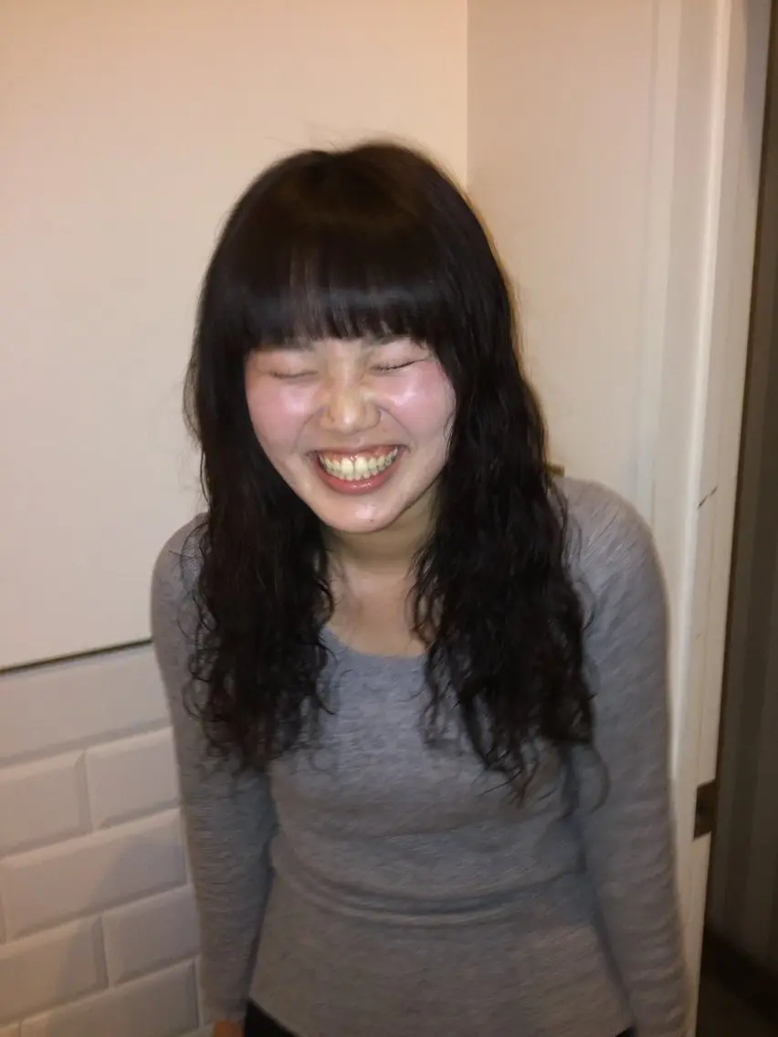 セミロング カラー ヘアカラー 佐野 りおんのヘアスタイル