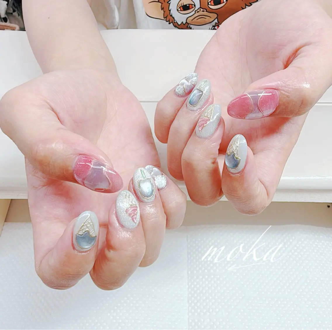 ネイル ハンドネイル ハンドケア 胡蝶蘭レディースサロ ンNailMOKAのネイルデザイン