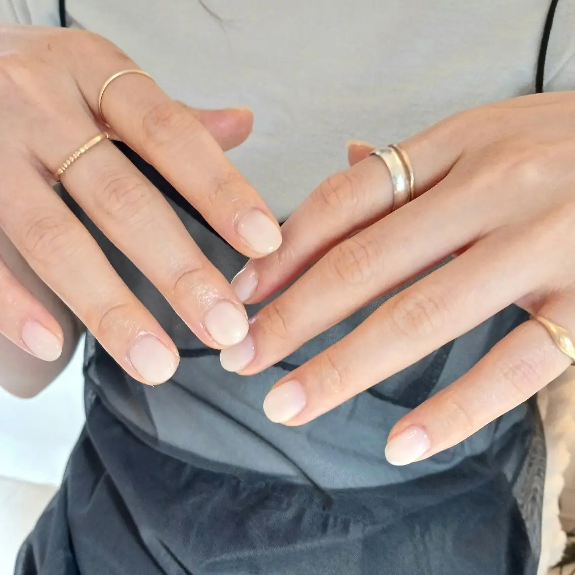 ネイル 持ち込み オフィスネイル ワンカラーネイル ショートネイル シンプルネイル ハンドネイル owlnail /持込みデザイン専門のネイルデザイン