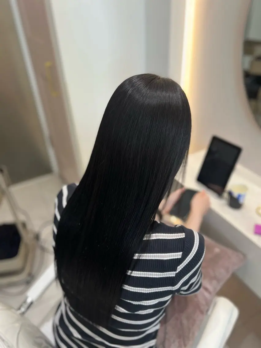 【美髪になるにはコレ💎】premium縮毛矯正+顔周りカット✨の写真