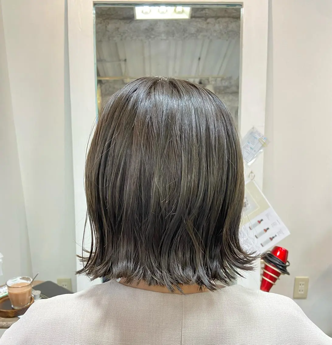 ショート カラー ボブ カット ヘアカラー 【海外風ヘア、 似合わせ】KAEDEのヘアスタイル