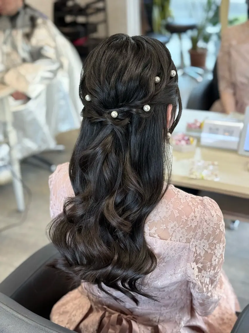 ヘアアレンジ ヘアセット 🎀ヘアセット/艶髪 /はやしほのか🎀のヘアスタイル
