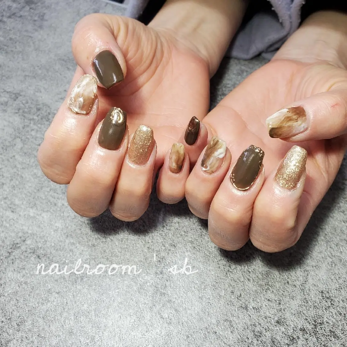 ネイル ハンドネイル nailroom‪ sb‪‪𓈒𓂂𓏸のネイルデザイン
